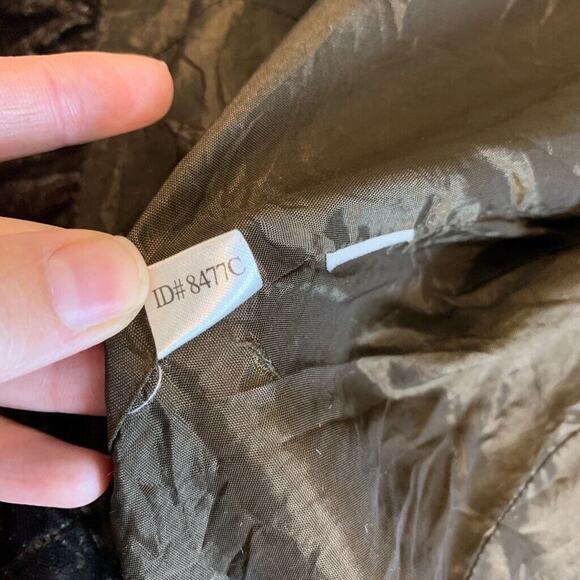 Ann Taylor Loft Jacket Womens 6 Chocolate Crushed Velvet Shawl Peplum Cropped - Picture 12 of 16